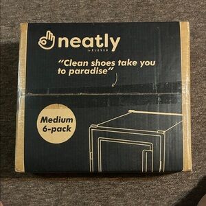 Shoe Organizer Medium 6-Pack - Plastic